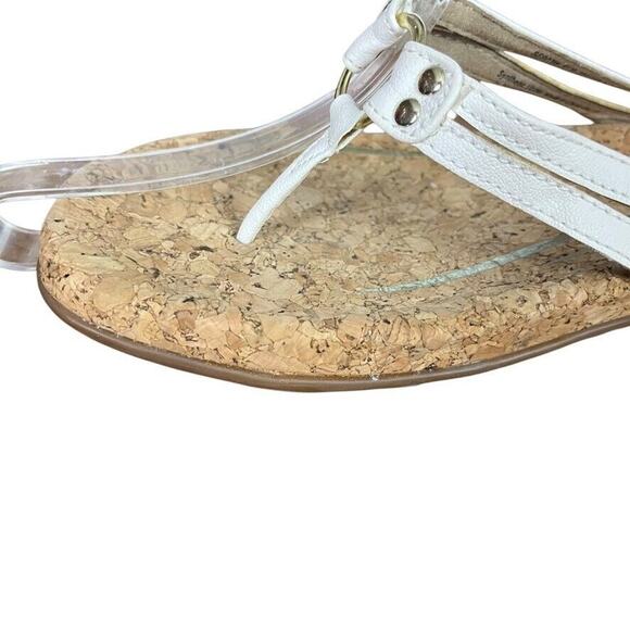 Aetrex Taylor Womens White Sandals Thongs Slides Flip Flops Summer Shoes 8.5 - Picture 5 of 16